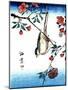 Japanese Bird on a Branch-null-Mounted Art Print