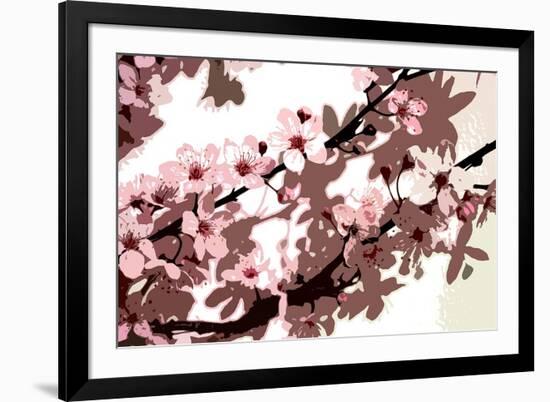 Japanese Blossom-Sarah O'Toole-Framed Giclee Print