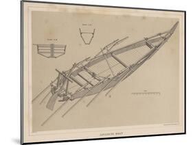 Japanese Boat, 1855-Miner Kilbourne Kellogg-Mounted Giclee Print