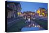 Japanese Bridge at Dusk, Hoi an (Unesco World Heritage Site), Quang Ham, Vietnam-Ian Trower-Stretched Canvas