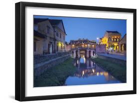 Japanese Bridge at Dusk, Hoi an (Unesco World Heritage Site), Quang Ham, Vietnam-Ian Trower-Framed Photographic Print