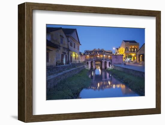 Japanese Bridge at Dusk, Hoi an (Unesco World Heritage Site), Quang Ham, Vietnam-Ian Trower-Framed Photographic Print