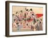 Japanese Brothel Tokyo-null-Framed Art Print