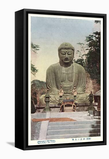 Japanese Buddha-null-Framed Stretched Canvas