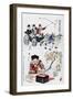 Japanese Cartoon, 1895-Kiyochika Kobayashi-Framed Giclee Print