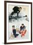 Japanese Cartoon, C. 1895-Kobayashi Kiyochika-Framed Giclee Print