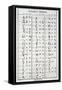 Japanese Characters-null-Framed Stretched Canvas