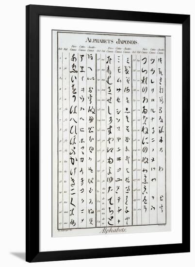 Japanese Characters-null-Framed Giclee Print