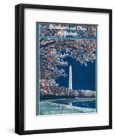 Japanese Cherry Blossoms 1924-H.H. Rideout-Framed Giclee Print