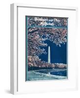 Japanese Cherry Blossoms 1924-H.H. Rideout-Framed Giclee Print