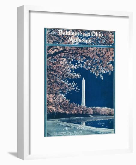 Japanese Cherry Blossoms 1924-H.H. Rideout-Framed Giclee Print