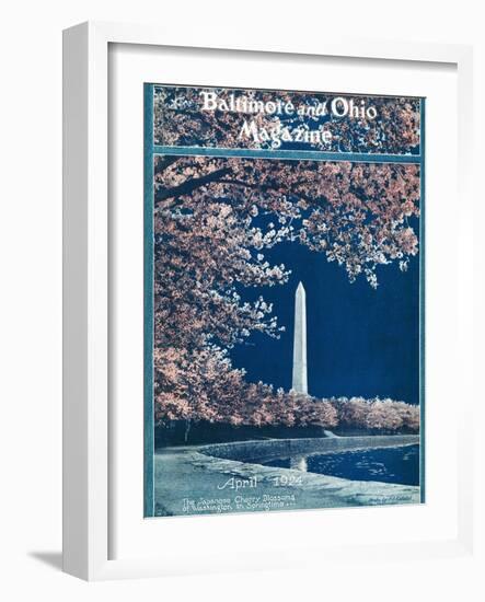 Japanese Cherry Blossoms 1924-H.H. Rideout-Framed Premium Giclee Print