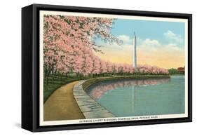 Japanese Cherry Blossoms, Riverside Drive-null-Framed Stretched Canvas