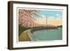 Japanese Cherry Blossoms, Riverside Drive-null-Framed Art Print