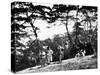 Japanese Children Playing with Bows, Korea, 1900-null-Stretched Canvas