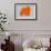 Japanese Chin Orange-NaxArt-Framed Art Print displayed on a wall