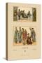 Japanese Civil Costumes and Transportation-Racinet-Stretched Canvas