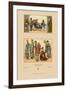 Japanese Civil Costumes and Transportation-Racinet-Framed Art Print