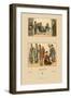 Japanese Civil Costumes and Transportation-Racinet-Framed Art Print