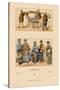 Japanese Civil Costumes and Transportation-Racinet-Stretched Canvas