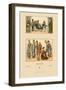 Japanese Civil Costumes and Transportation-Racinet-Framed Art Print