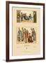 Japanese Civil Costumes and Transportation-Racinet-Framed Art Print