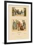 Japanese Civil Costumes and Transportation-Racinet-Framed Art Print