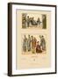 Japanese Civil Costumes and Transportation-Racinet-Framed Art Print