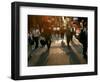 Japanese Commuters Walk Through a Tokyo Street on Their Way to the Train Stations-David Guttenfelder-Framed Photographic Print