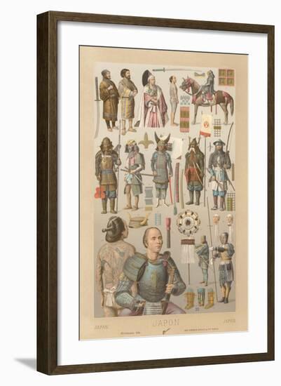 Japanese Costumes-null-Framed Art Print