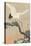 Japanese Crane on Pine Branch, 1900-30-Ohara Koson-Stretched Canvas