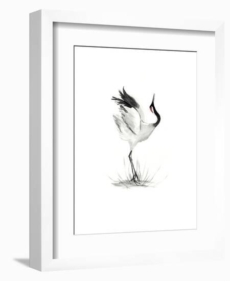 Japanese Cranes I-Naomi McCavitt-Framed Art Print