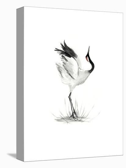 Japanese Cranes I-Naomi McCavitt-Stretched Canvas