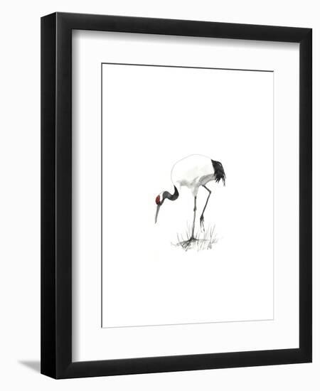 Japanese Cranes II-Naomi McCavitt-Framed Art Print
