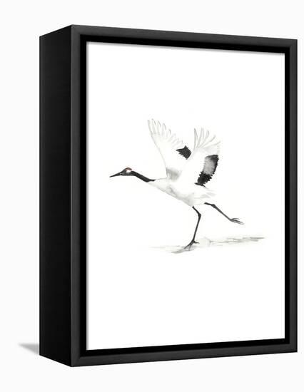 Japanese Cranes III-Naomi McCavitt-Framed Stretched Canvas