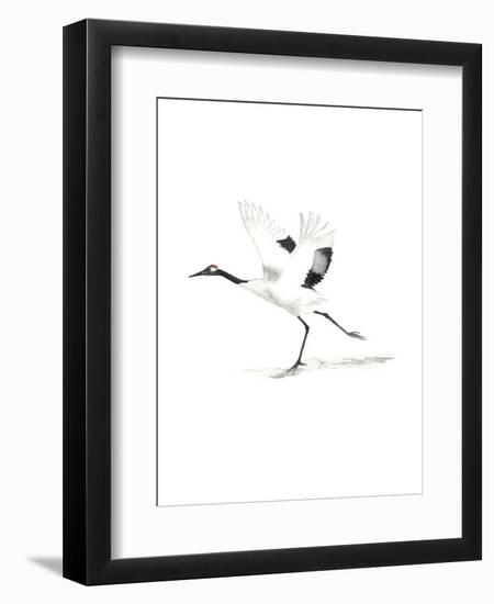 Japanese Cranes III-Naomi McCavitt-Framed Art Print