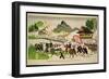 Japanese Defeat Chinese at Ping-Yang, Korea in September, 1894 During the Sino-Japanese War-German School-Framed Giclee Print