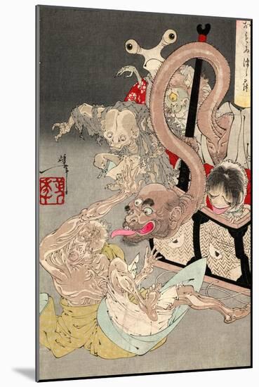 Japanese Demons-null-Mounted Art Print
