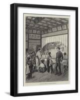 Japanese Doing Homage to the Mikado's Photograph-null-Framed Giclee Print