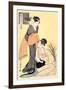 Japanese Domestic Scene-Kitagawa Utamaro-Framed Art Print