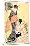 Japanese Domestic Scene-Kitagawa Utamaro-Mounted Art Print