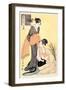 Japanese Domestic Scene-Kitagawa Utamaro-Framed Art Print