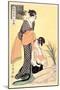 Japanese Domestic Scene-Kitagawa Utamaro-Mounted Art Print