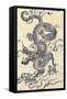 Japanese Dragon-Trends International-Framed Stretched Canvas