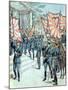 Japanese Emperor and Troops Russian-Japanese War (March 1904)-null-Mounted Giclee Print