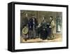 Japanese Escort Officers, 1874-null-Framed Stretched Canvas