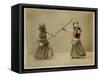 Japanese Fencing-null-Framed Stretched Canvas