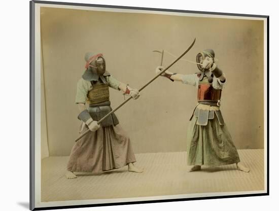 Japanese Fencing-null-Mounted Photographic Print
