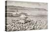Japanese Fishermen Celebrating Gots-Tennoo in the 19th Century-null-Stretched Canvas