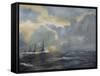 Japanese Fleet in Pacific-Vincent Alexander Booth-Framed Stretched Canvas